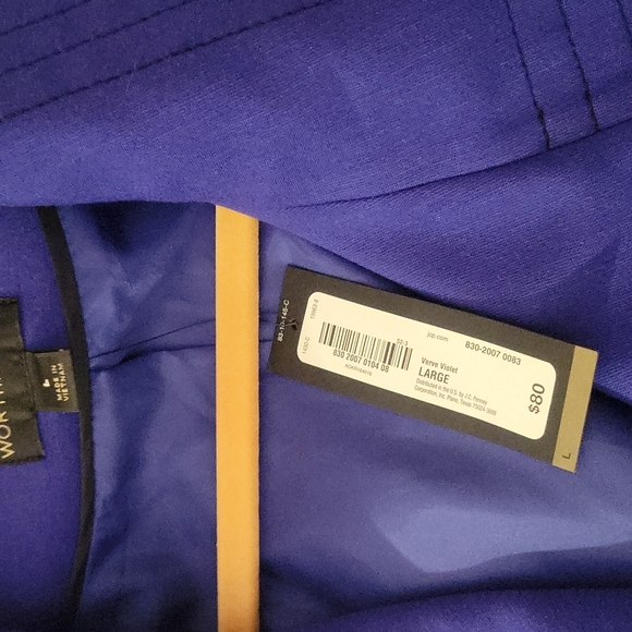 NWT Royal Blue Coat SZ L - Picture 3 of 3